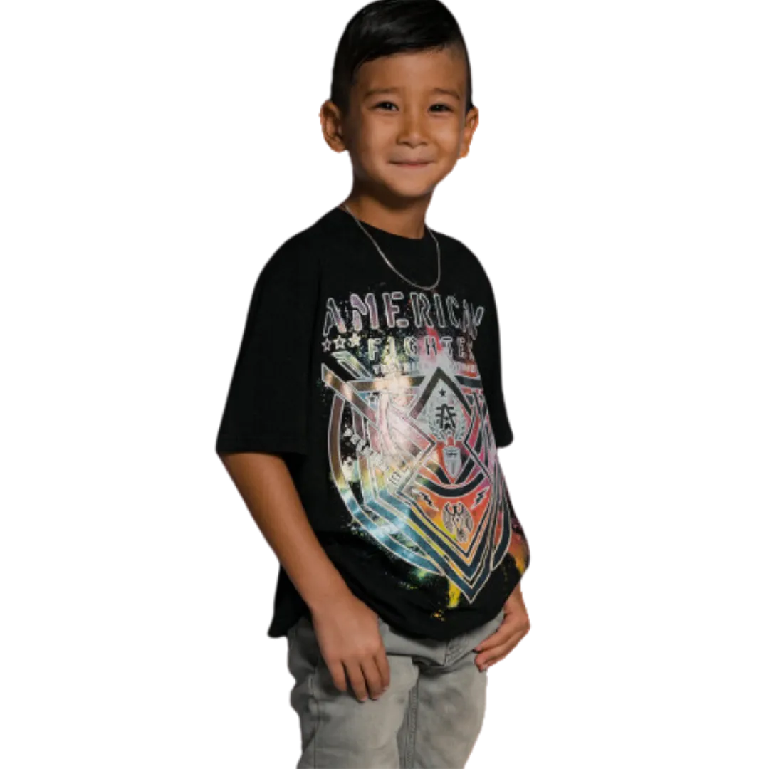 American Fighter Kid's Lost Springs Black T-Shirt