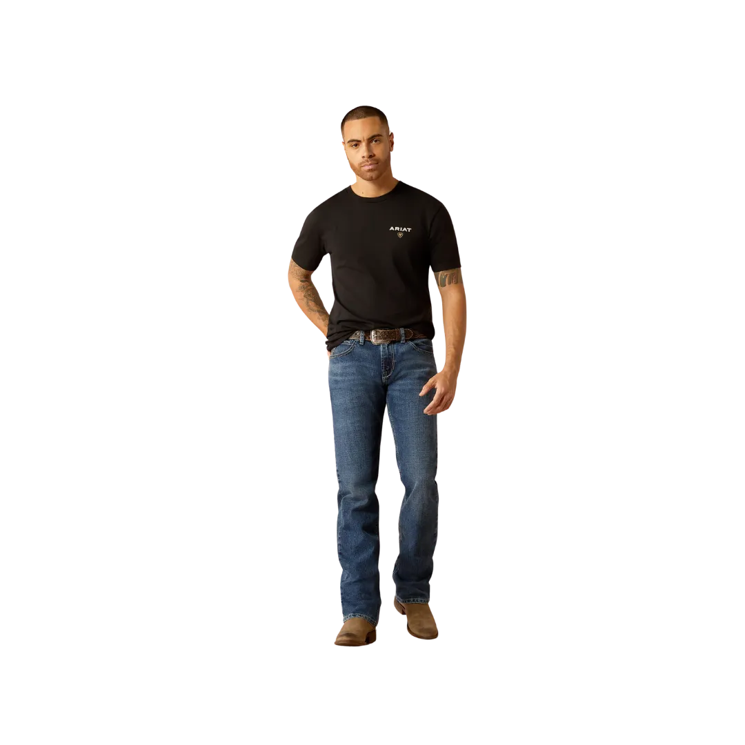 Ariat Men's American Rancher Black T Shirt