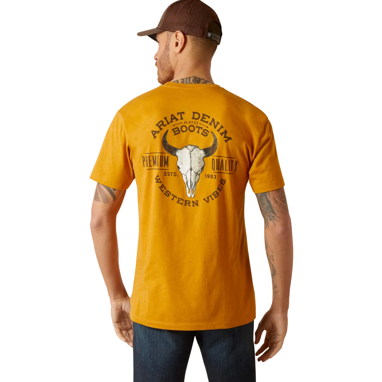 Ariat Men's Bison Skull T-Shirt