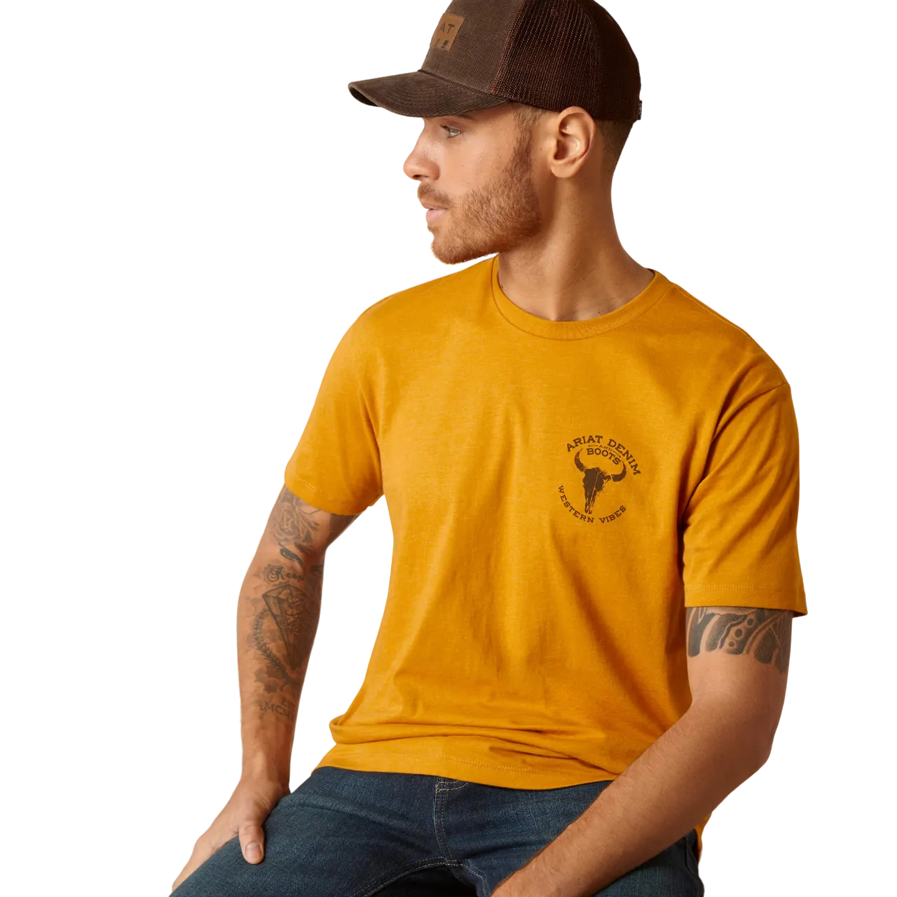 Ariat Men's Bison Skull T-Shirt