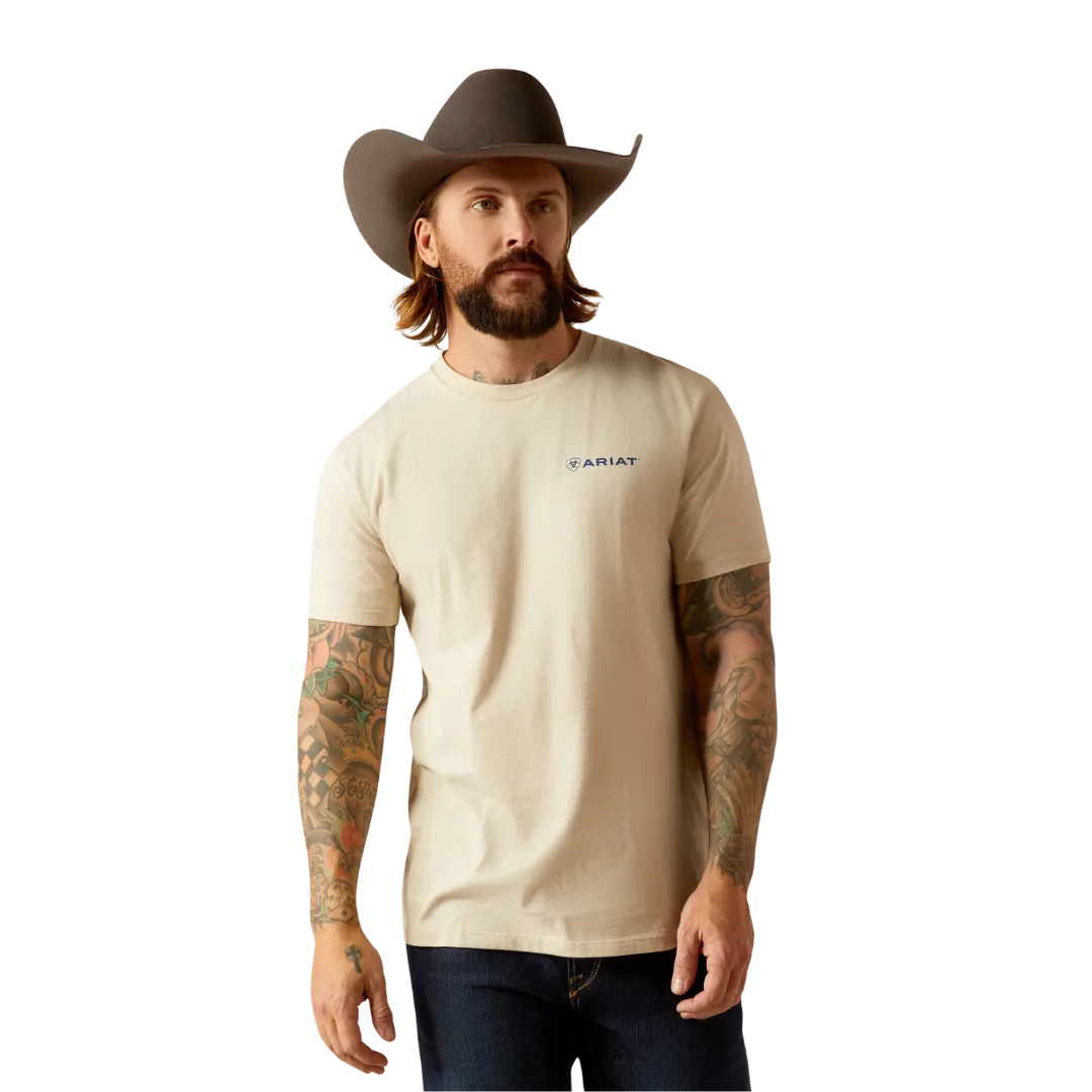 Ariat Men's Stamped Seal Natural T Shirt