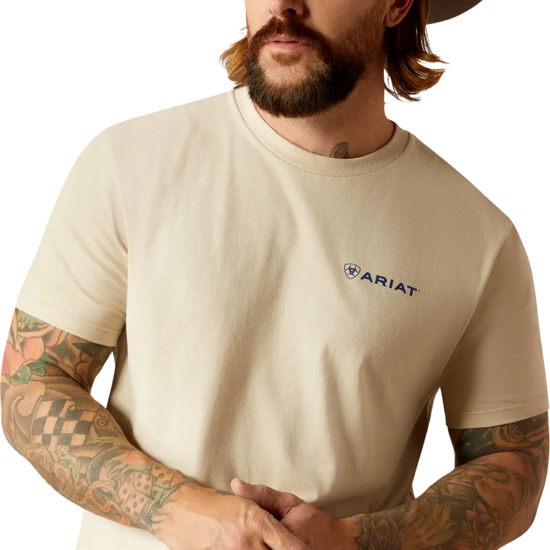 Ariat Men's Stamped Seal Natural T Shirt