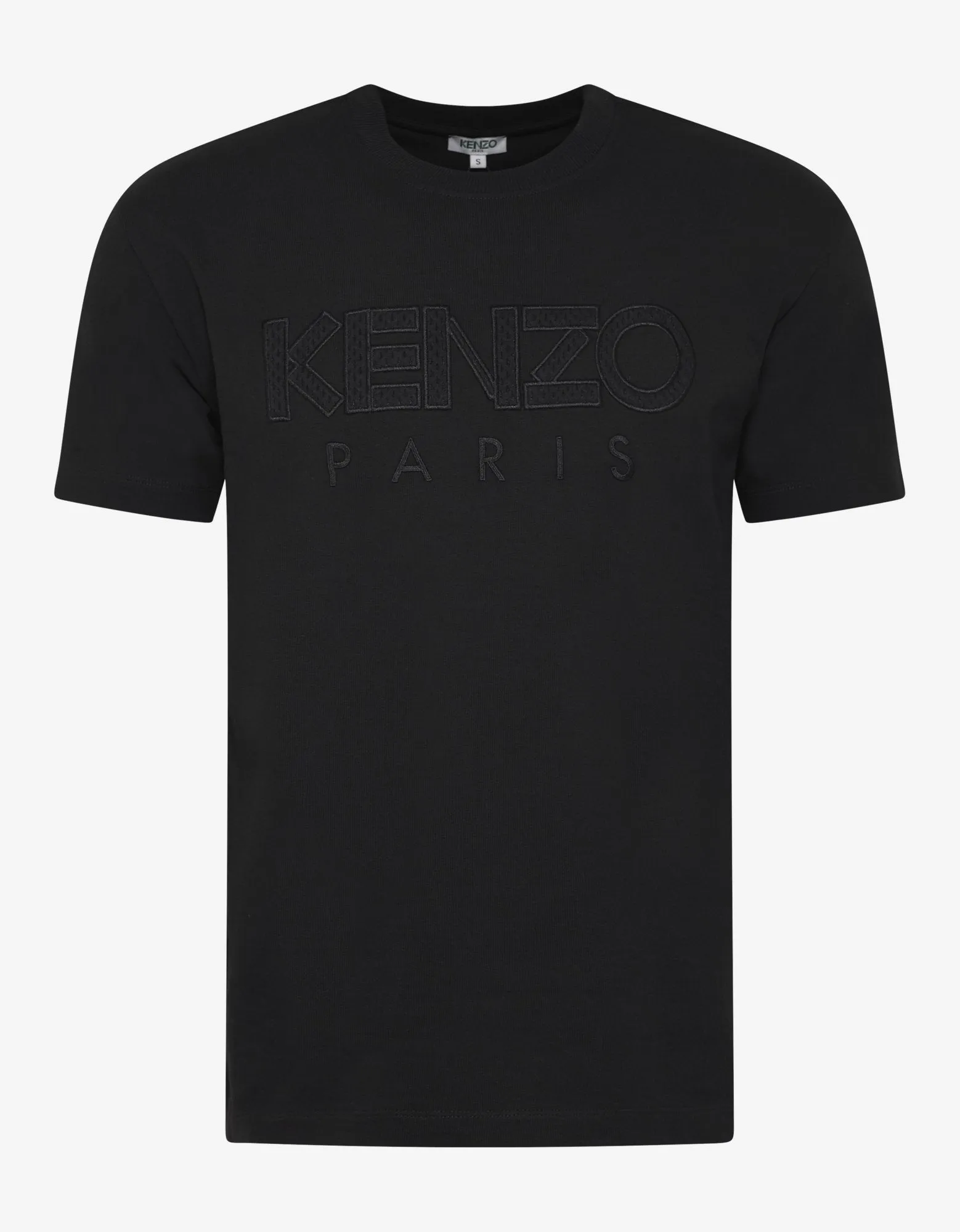 Black Logo Embroidery T-Shirt