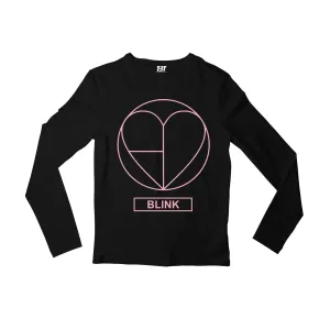 Black Pink Full Sleeves T shirt - Blink