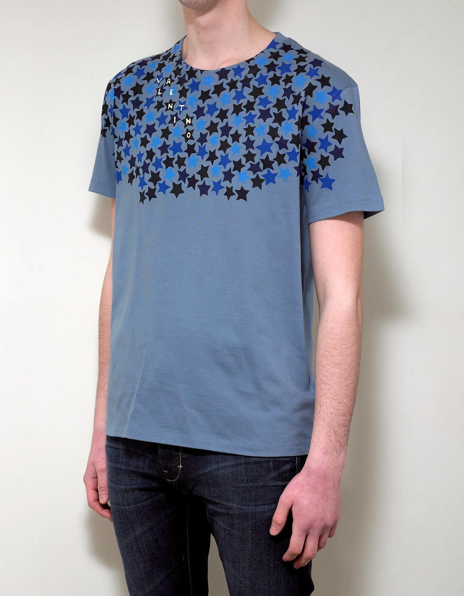 Blue Stars Yoke T-Shirt