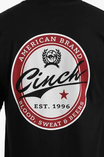 Cinch Men's Round Logo Tee Shirt