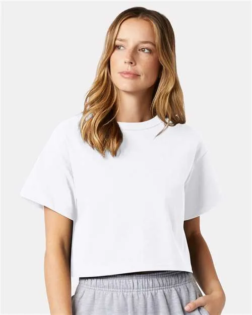 Custom Embroidered - Champion - Women's Heritage Jersey Crop T-Shirt - T453W