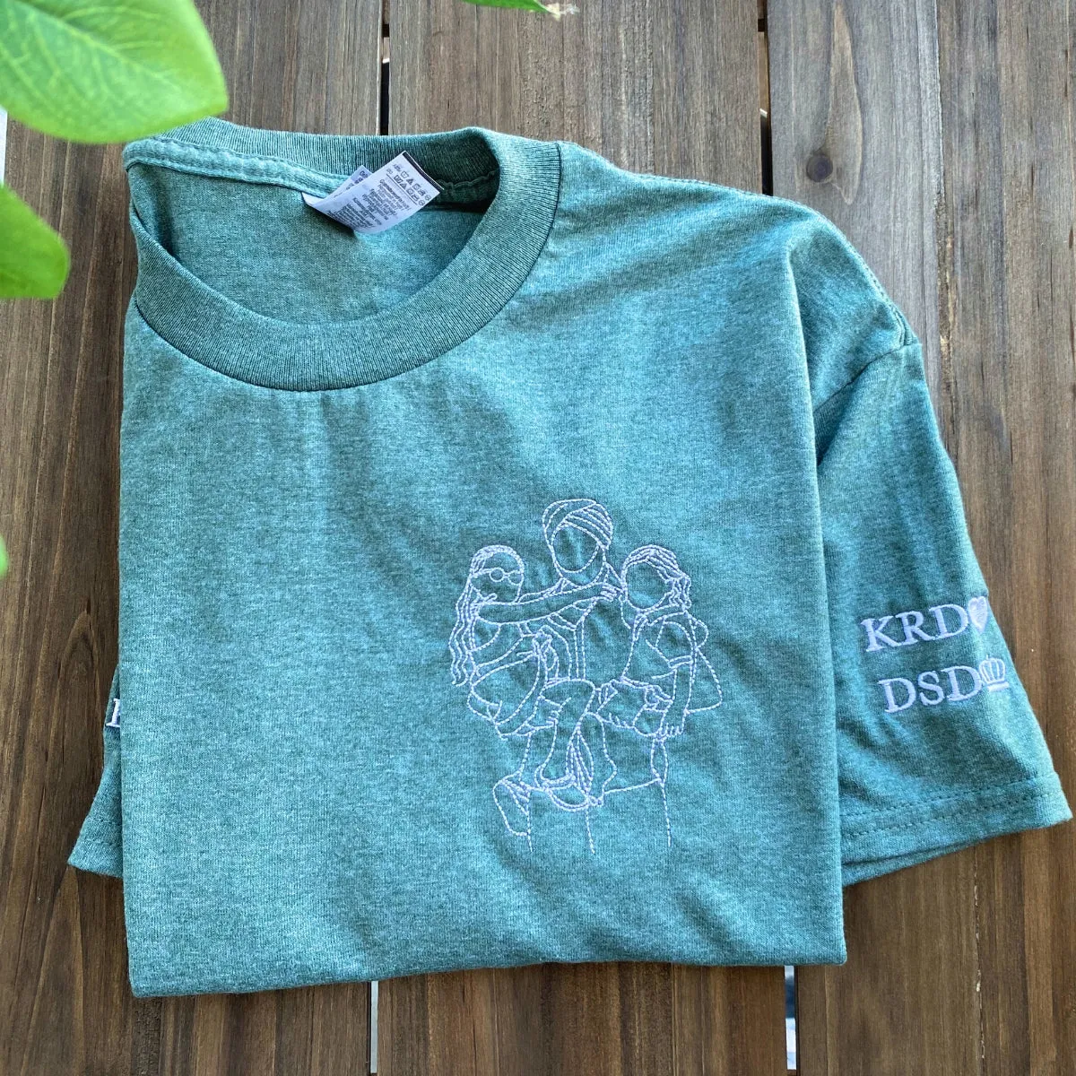 Custom Embroidered Father and Daughter T- shirt with Photo, Personalized Gift for Dad
