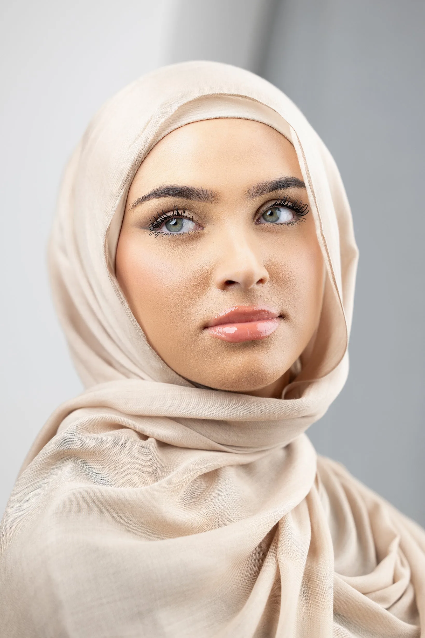 Deluxe Modal Shawl - Shades of Nude