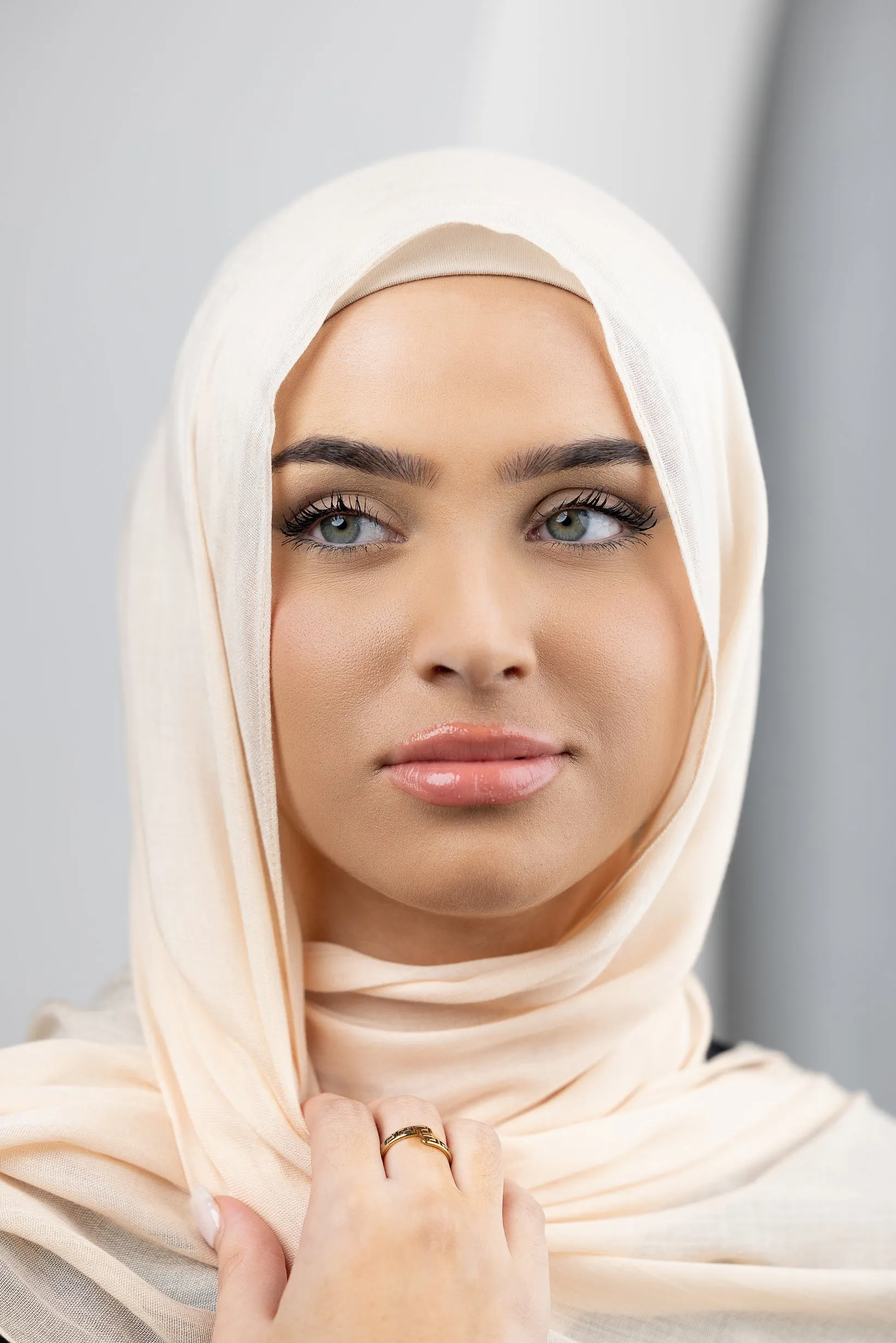 Deluxe Modal Shawl - Shades of Nude