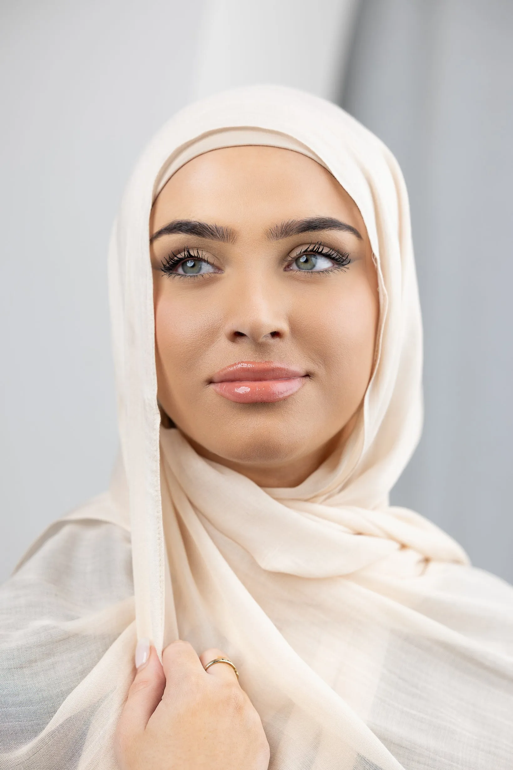 Deluxe Modal Shawl - Shades of Nude