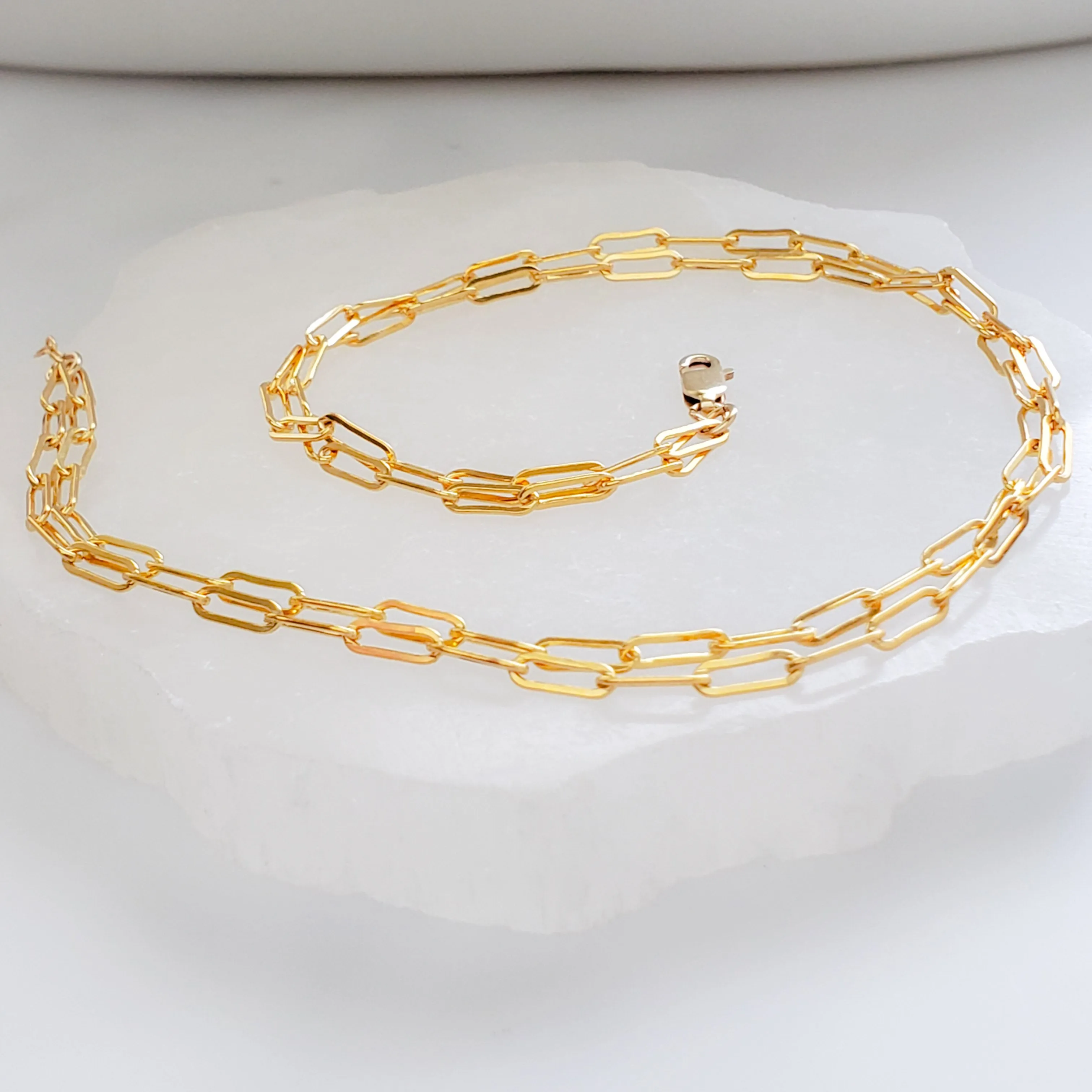 Double Paperclip Link Choker