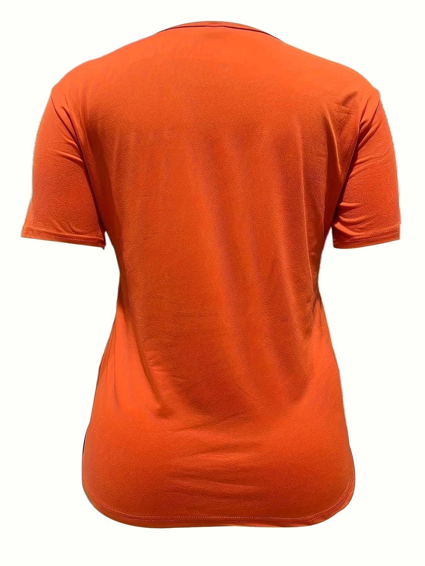 Figure Print Round Neck Tshirt for Plus Size Women