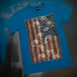 *FLYING COFFIN* (BLUE) SHORT SLEEVE T-SHIRT