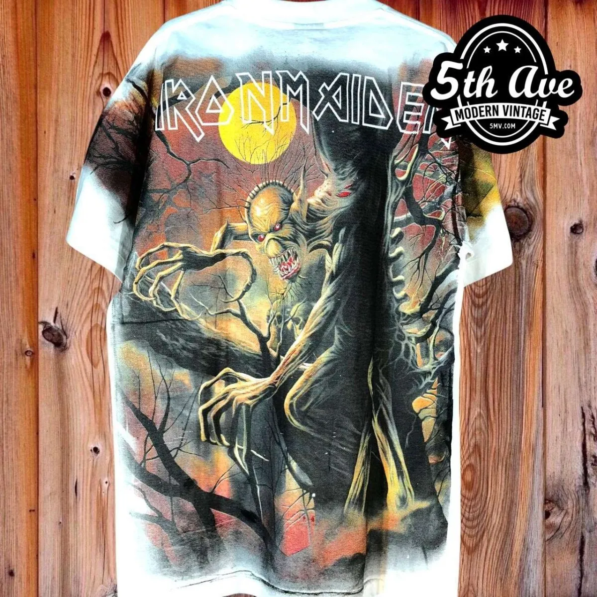 Iron Maiden Fear of the Dark - AOP all over print New Vintage Band T shirt