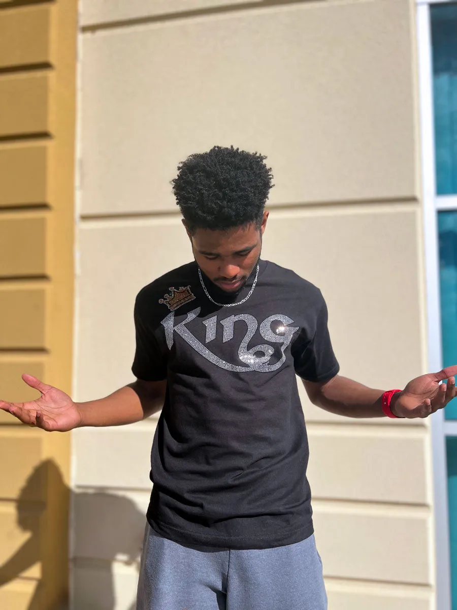 Premium Quality King Graphic T-Shirt in Triple Extra Large (XXXL) Size