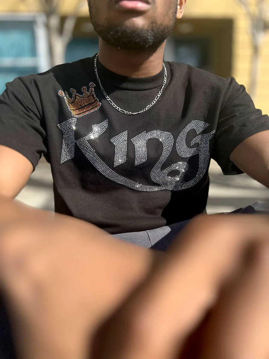 Premium Quality King Graphic T-Shirt in Triple Extra Large (XXXL) Size