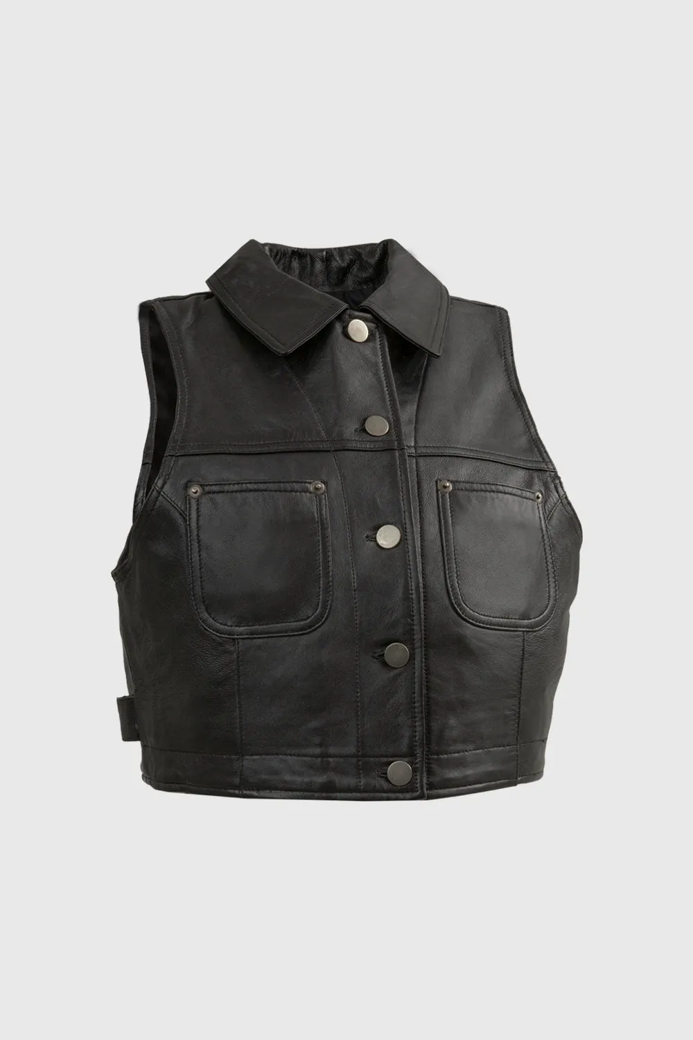 Lexi Fashion Leather Vest (POS)