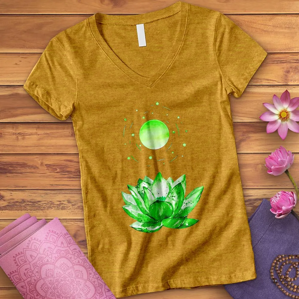 Lotus In Orbit V-Neck