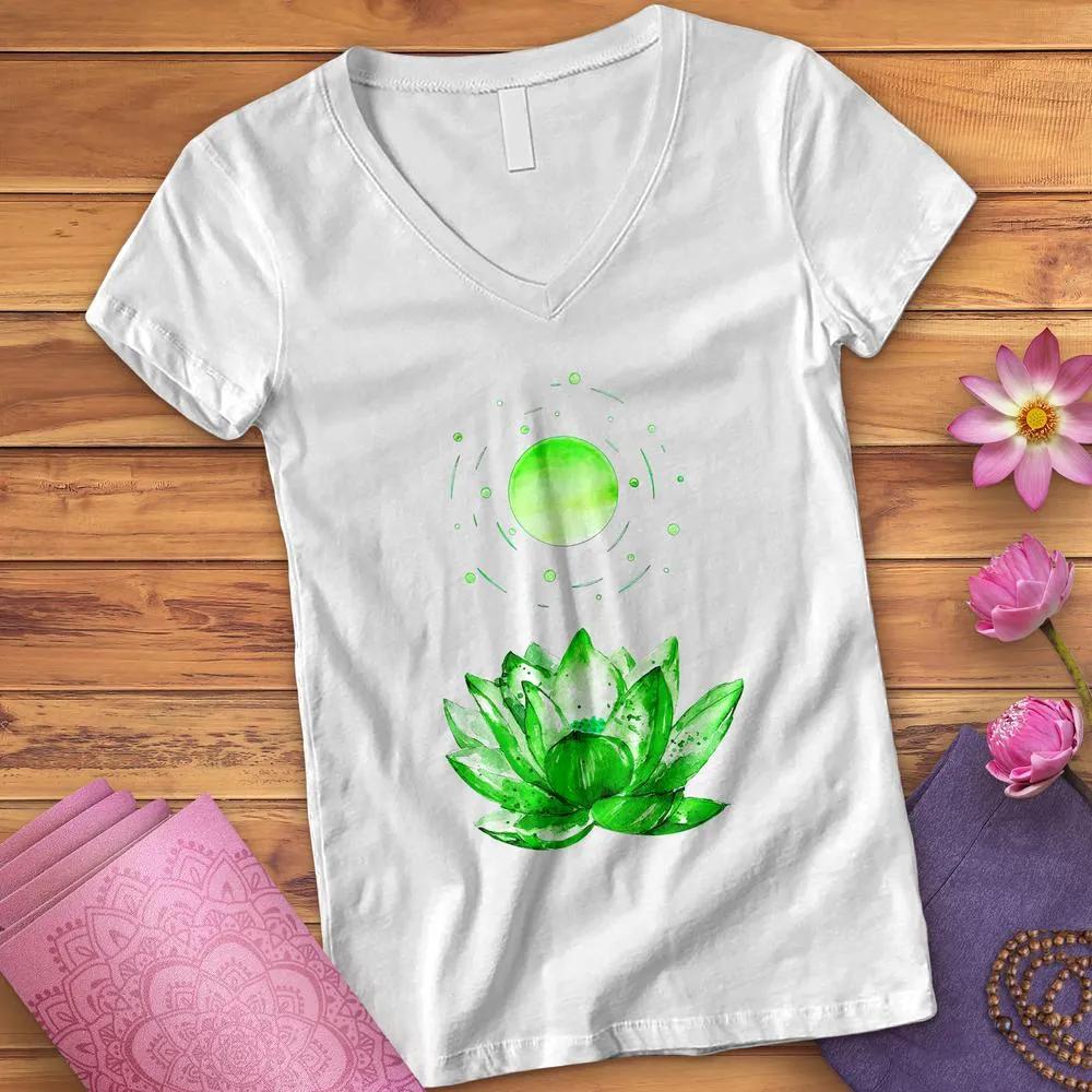 Lotus In Orbit V-Neck