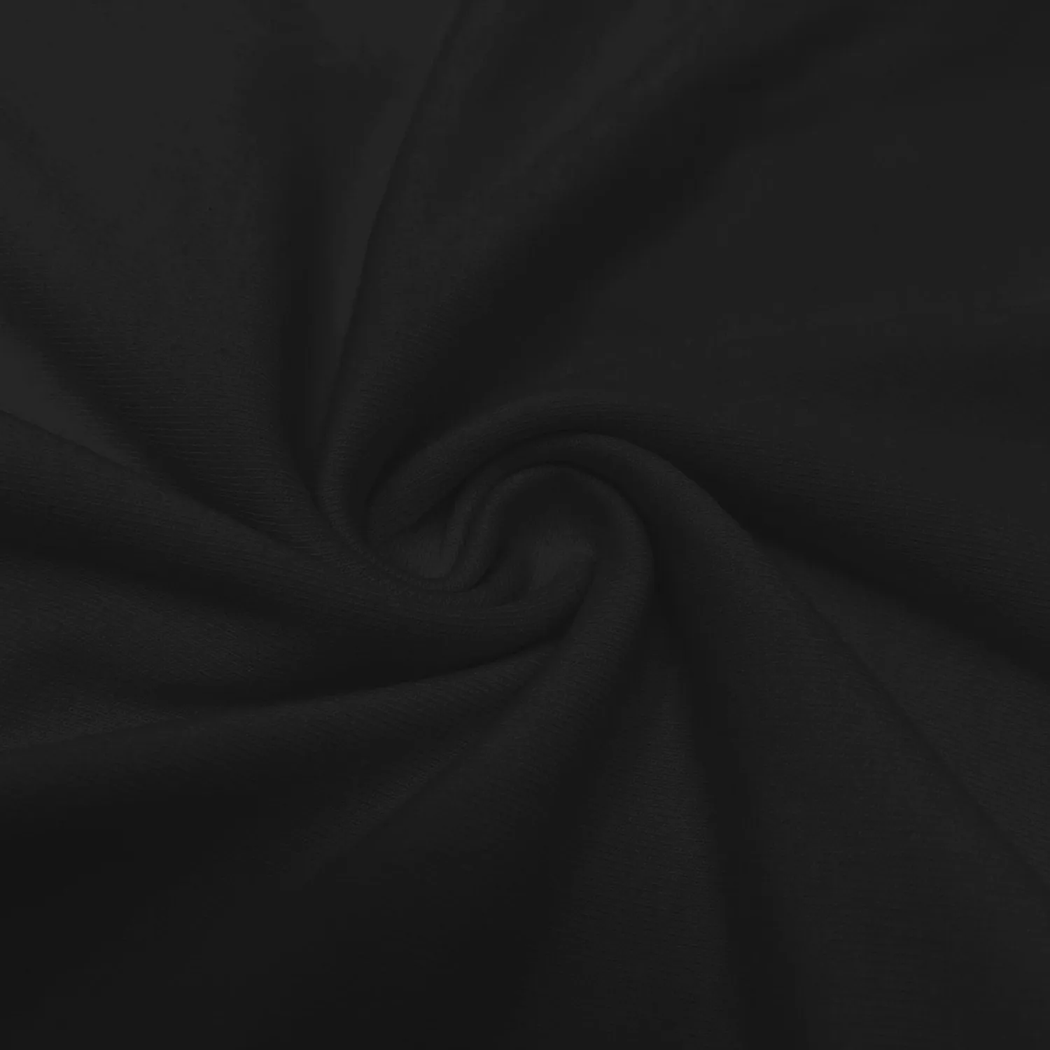 Men's Black Short Sleeve Crew Neck T-shirt - MADE IN USA