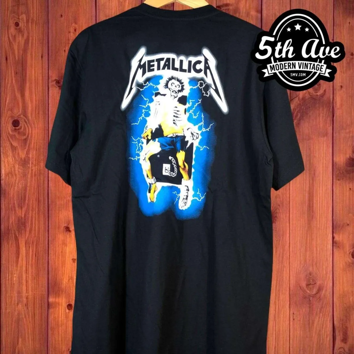 Metallica Ride the Lightning - New Vintage Band T shirt