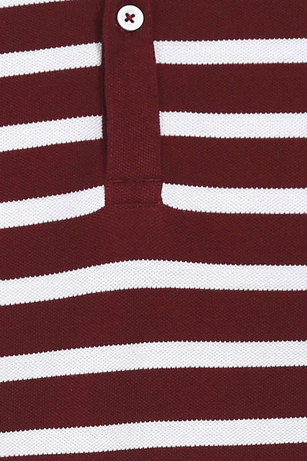 Muscle Fit Stripe Polo T Shirt