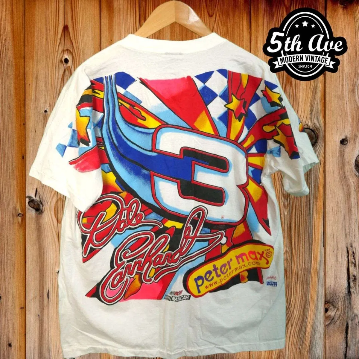 Nascar Dale Earnhardt Peter Max Maximum Velocity - AOP all over print New Vintage T shirt