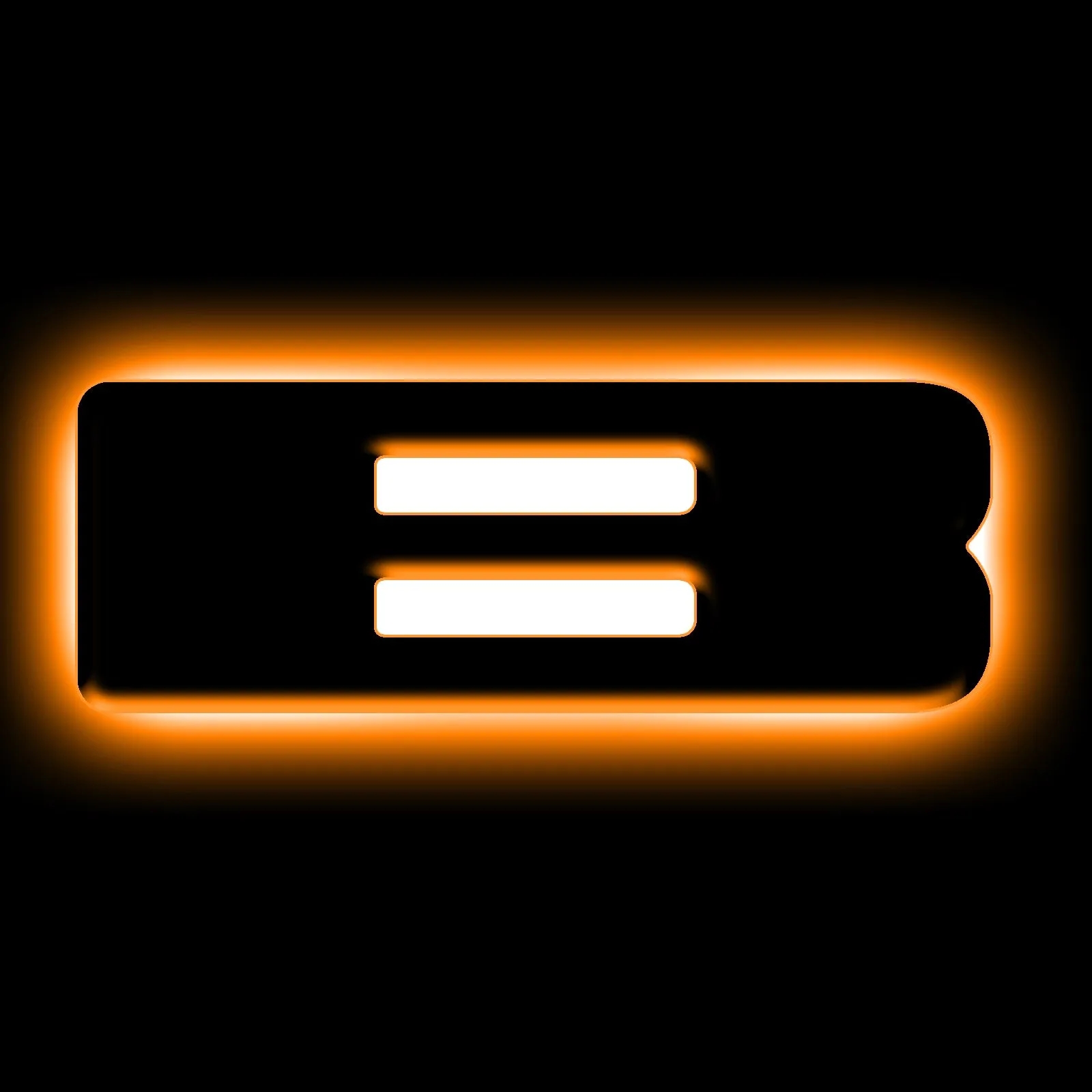 ORACLE Lighting Universal Illuminated LED Letter Badges - Amber LED - Individual