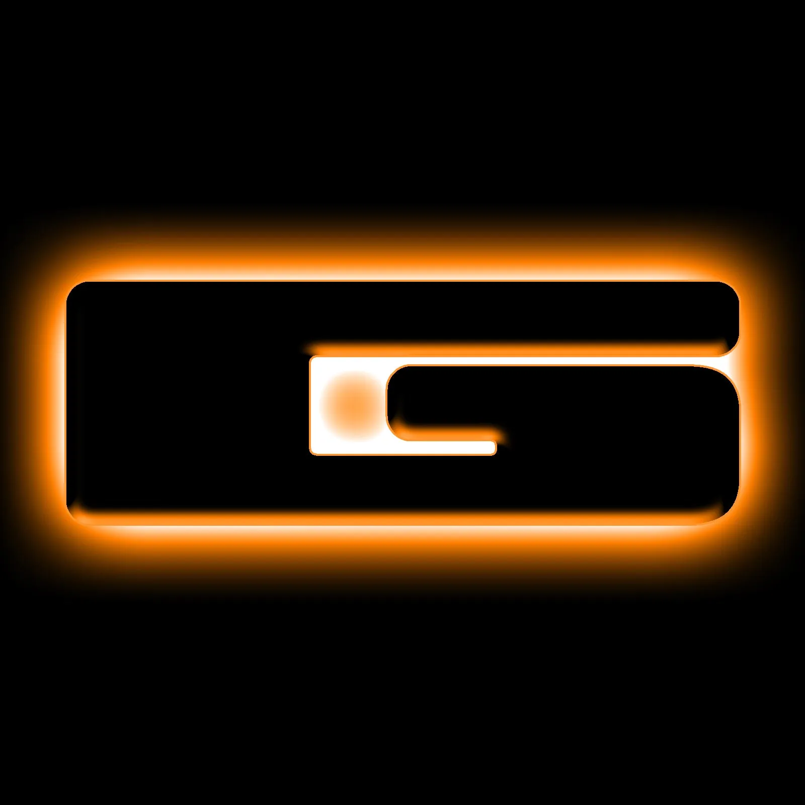 ORACLE Lighting Universal Illuminated LED Letter Badges - Amber LED - Individual