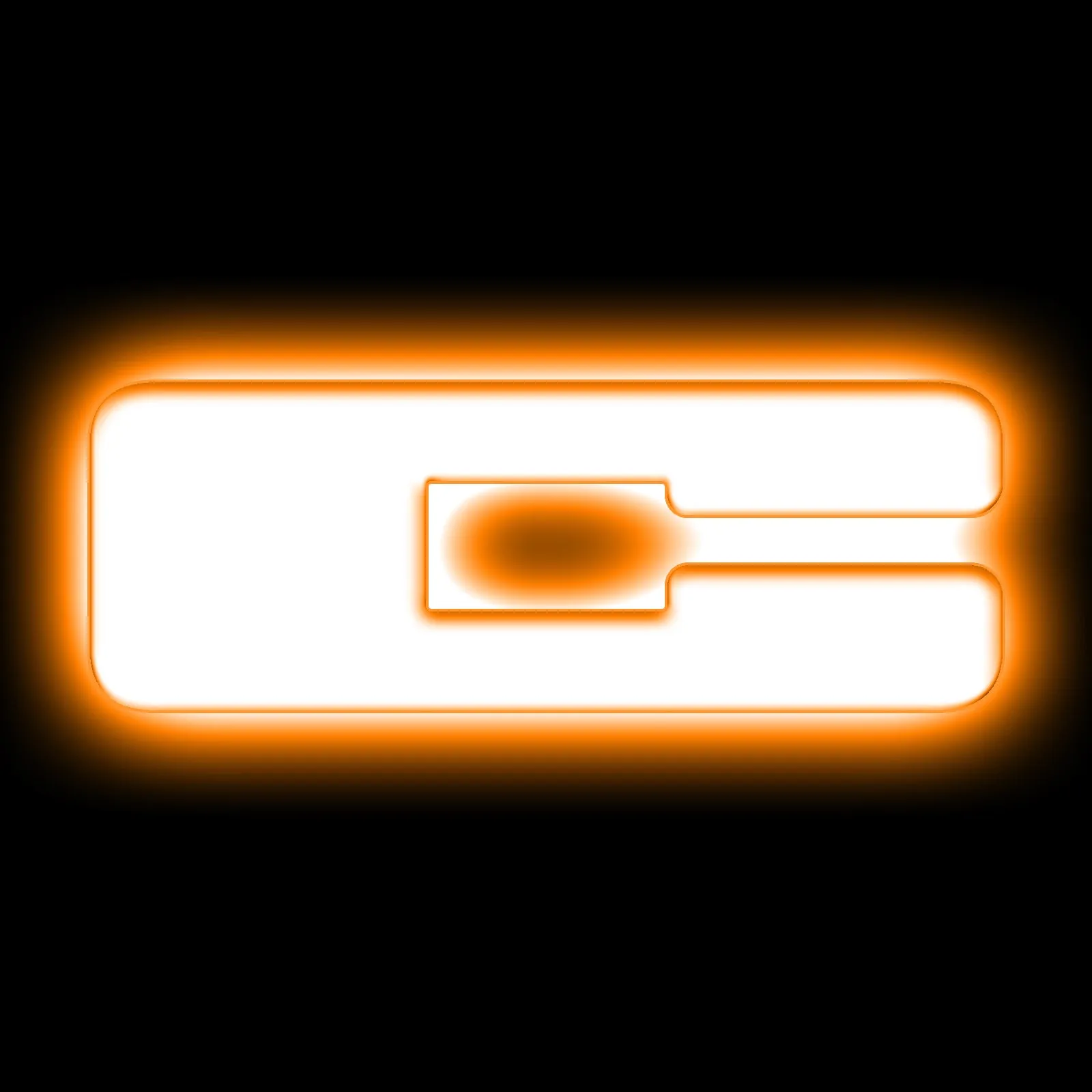ORACLE Lighting Universal Illuminated LED Letter Badges - Amber LED - Individual