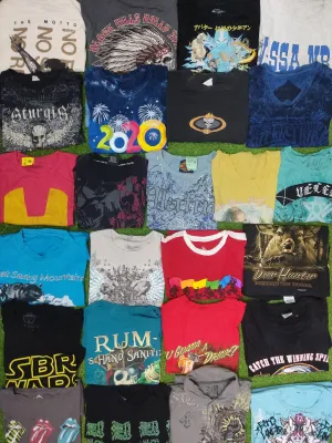 Printed T-Shirt 25 Pcs