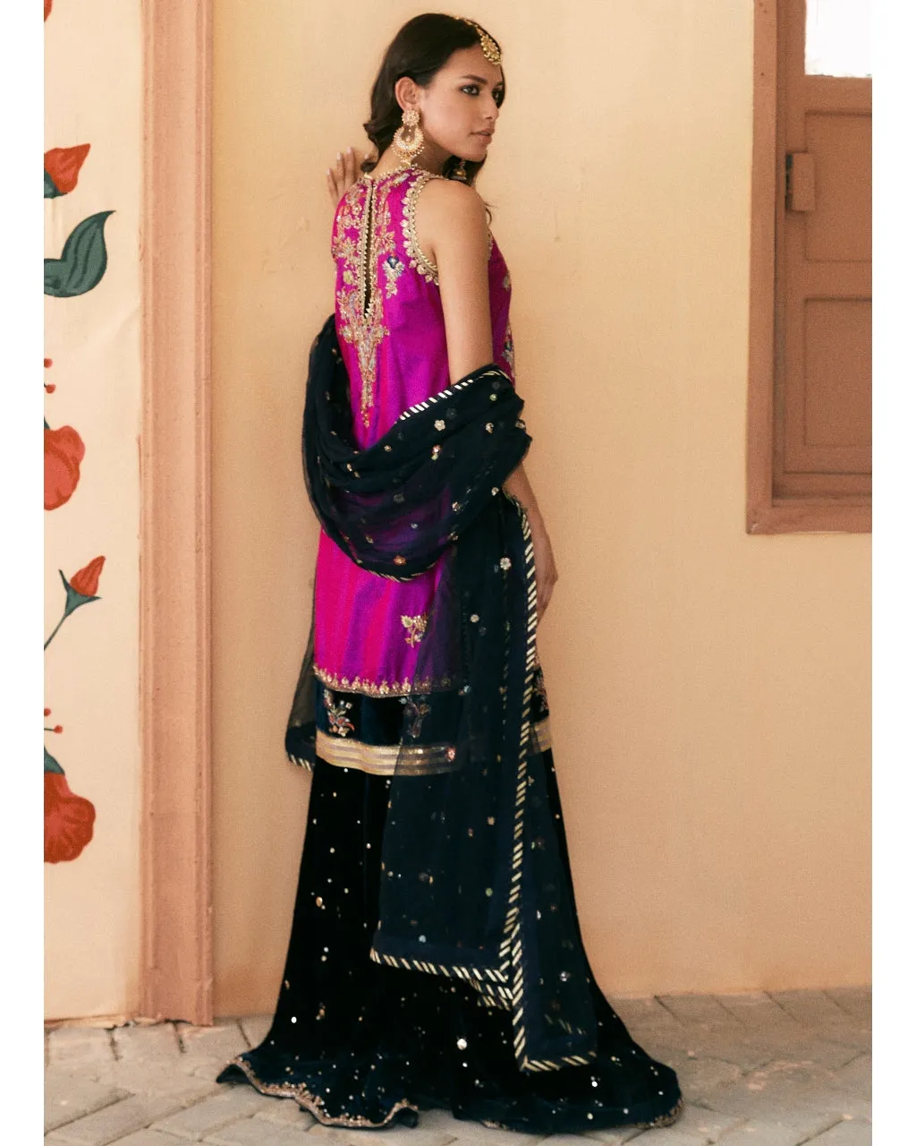 Purple Natasha Kurta Set