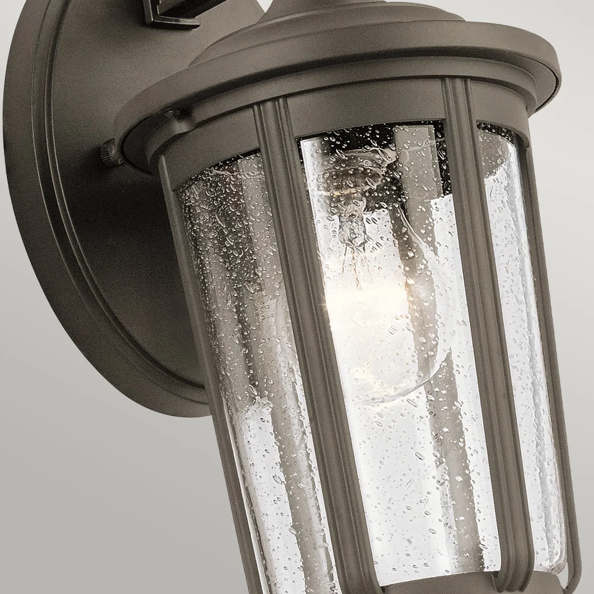 Quintiesse Fairfield Medium Outdoor Wall Lantern Old Bronze IP44