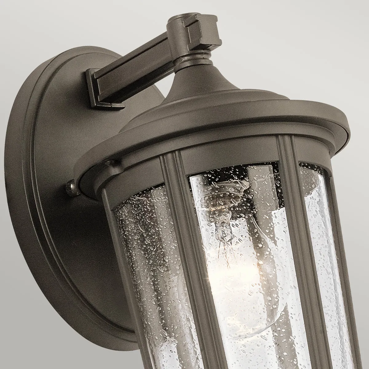 Quintiesse Fairfield Medium Outdoor Wall Lantern Old Bronze IP44