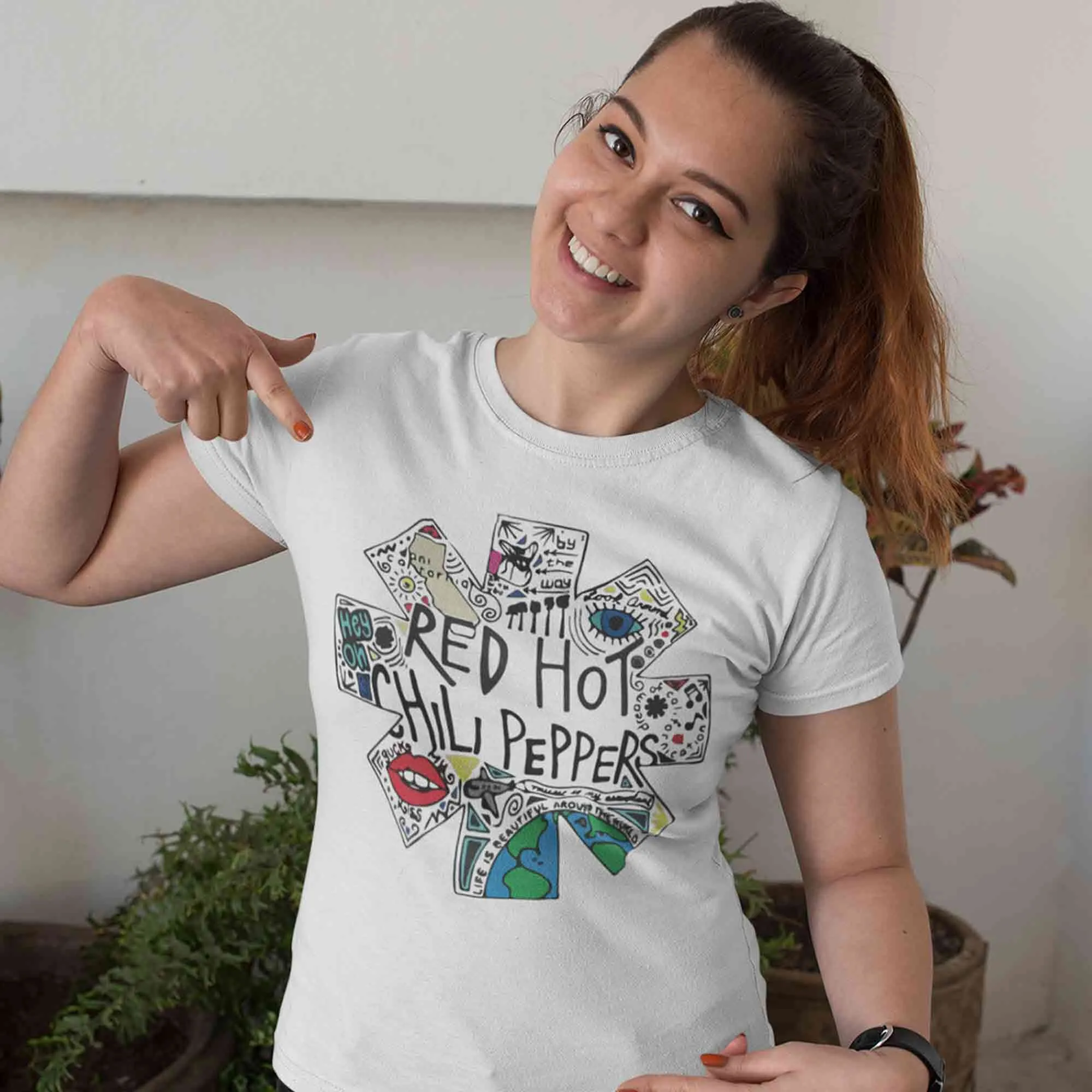 Red Hot Chili Peppers T shirt - Doodle