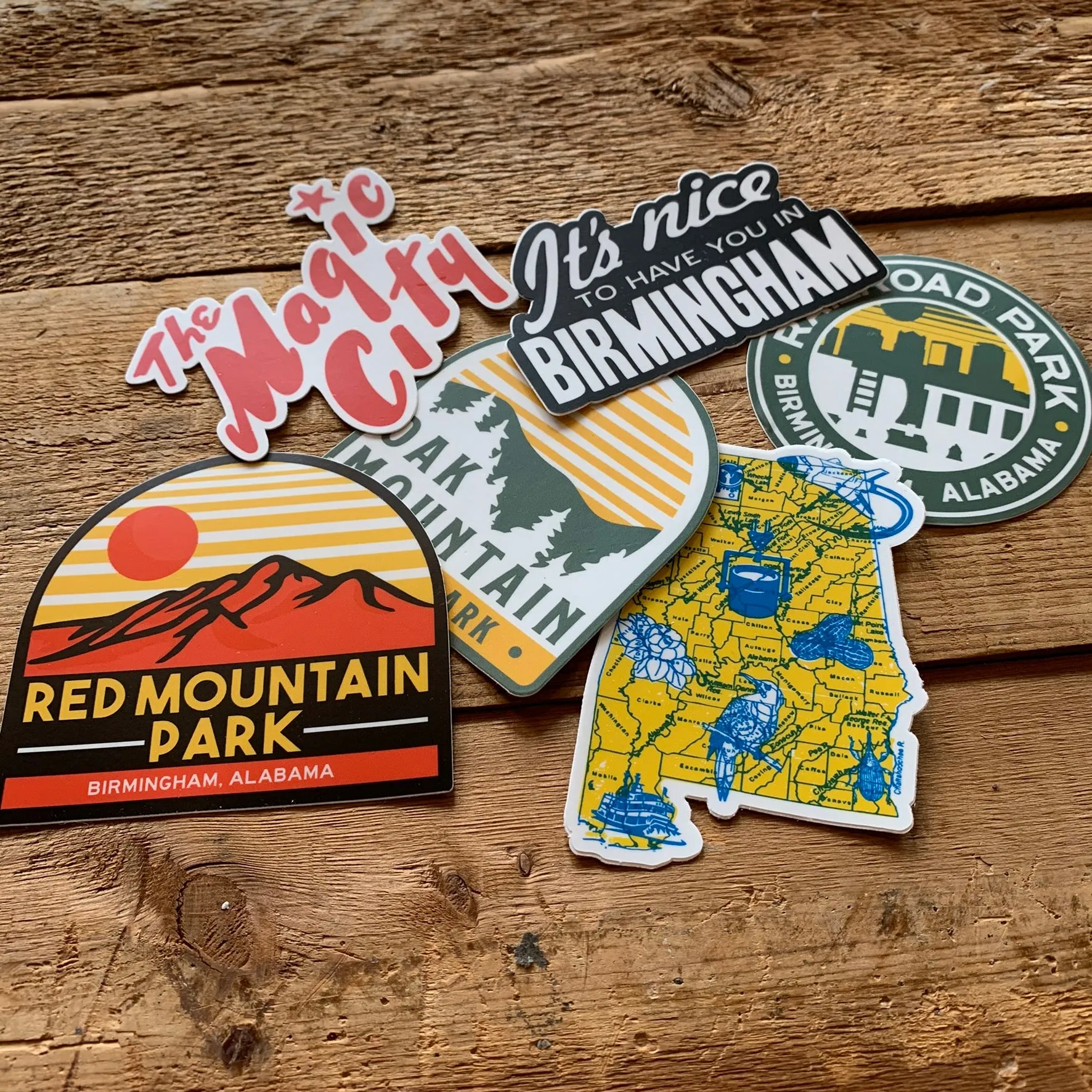 Red Mountain Park Sticker