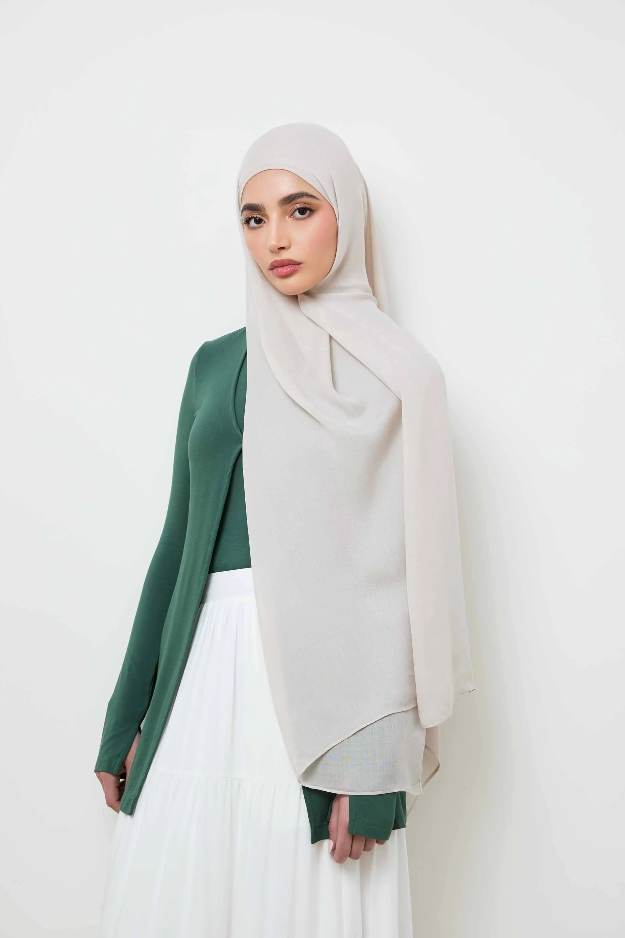 Signature Modal Hijab - Silver Cloud