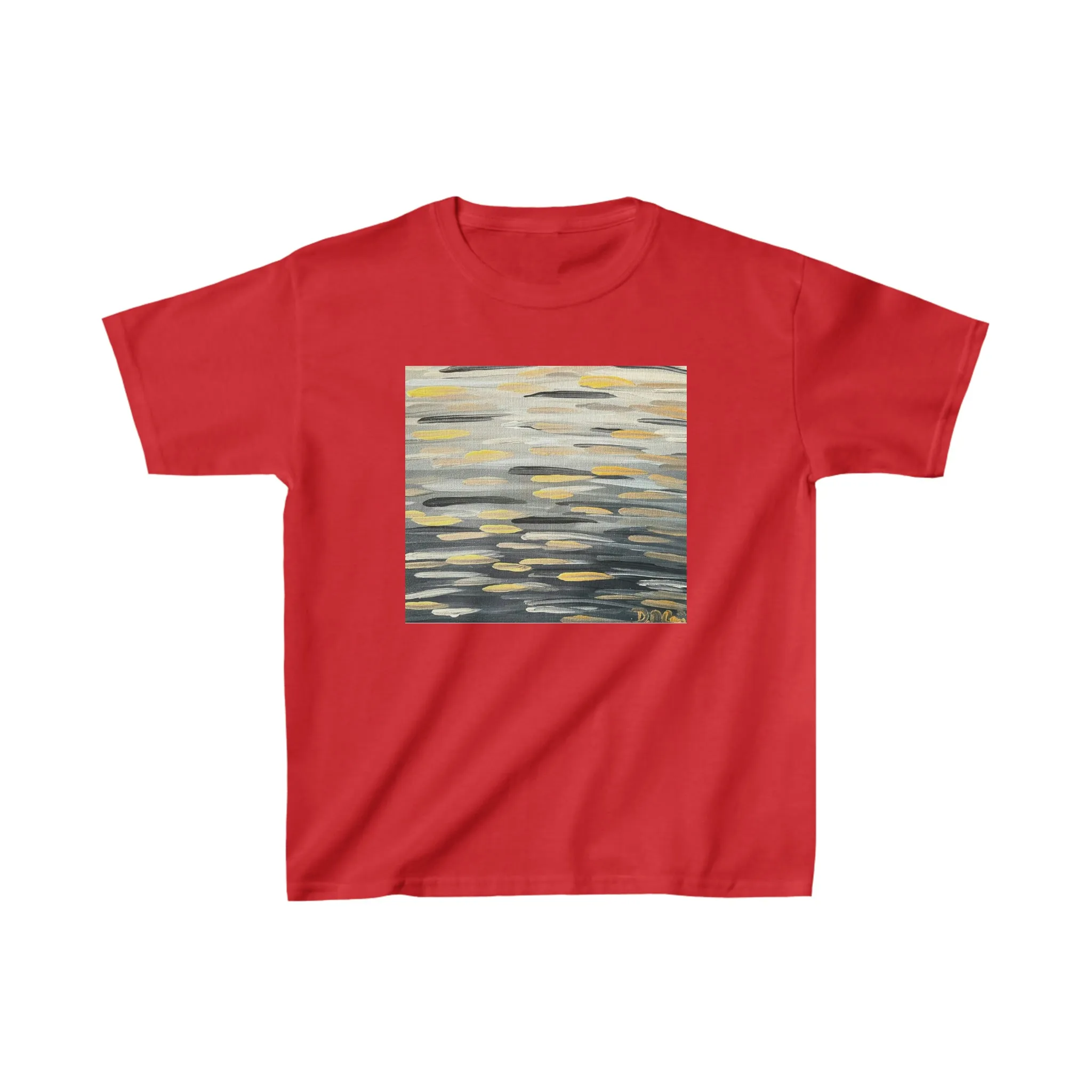 “The Zebra Brushstrokes”  Kids Heavy Cotton™ Tee