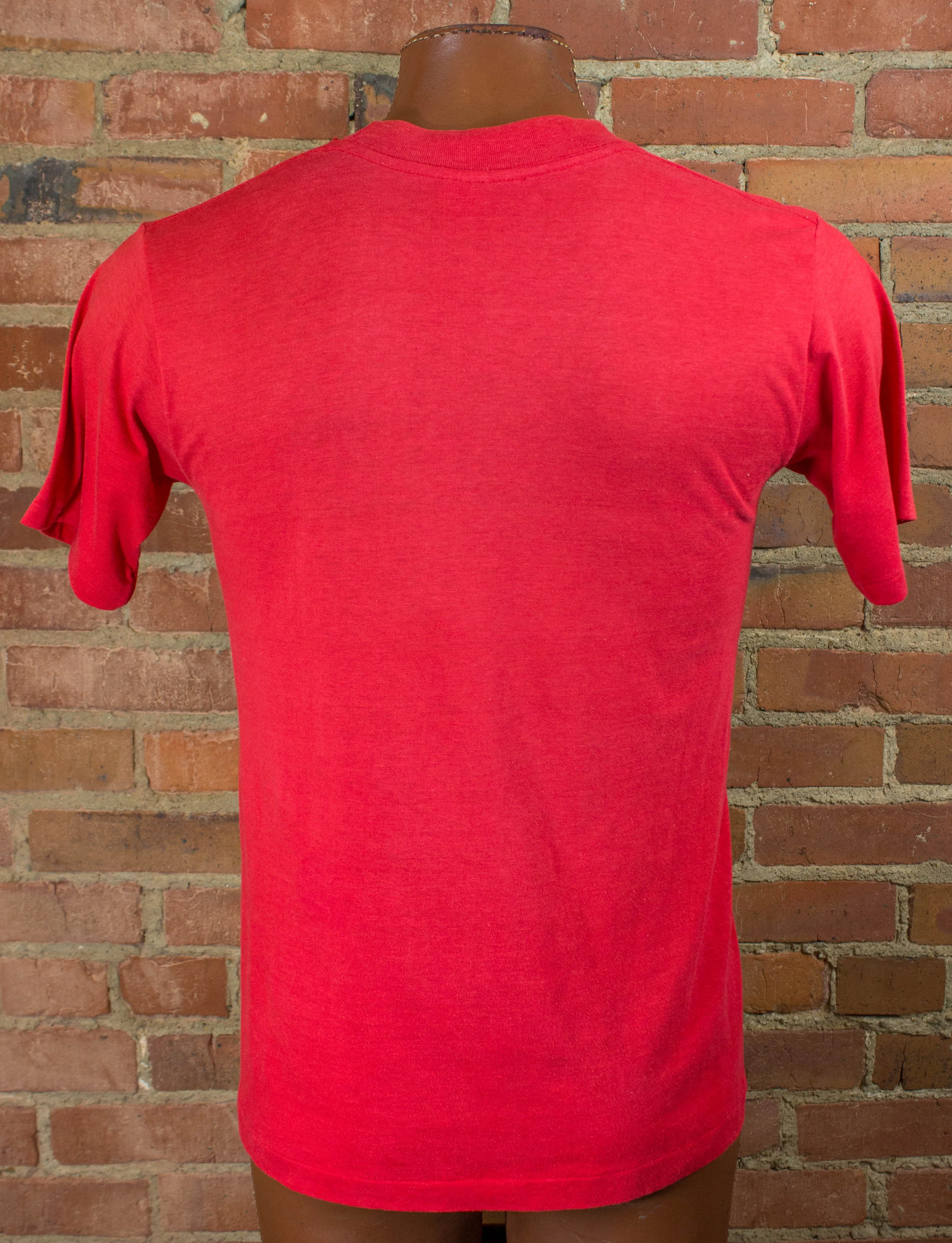 Vintage 80s Sawbill Canoe Outfitters Red Graphic T Shirt Unisex Medium