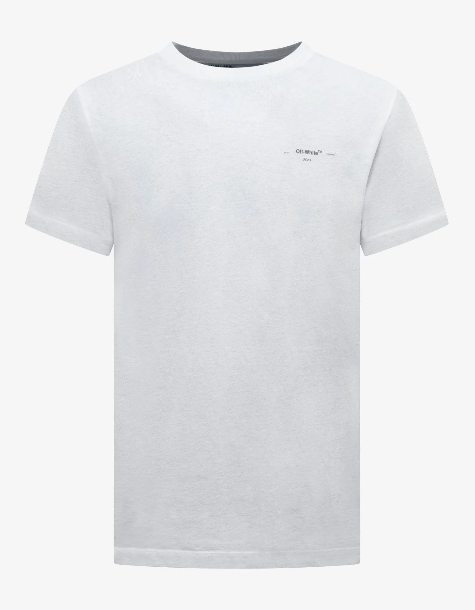White Off-White Logo Print T-Shirt